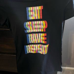 Eat, sleep, rave, repeat t-shirt